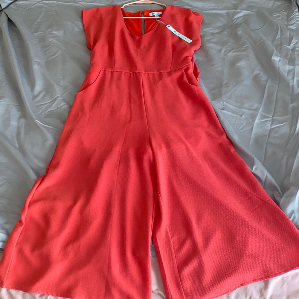 Boutique cropped jumpsuit.